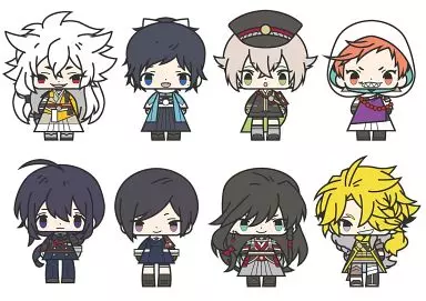 全8種セット 「こえだらいずR ラバーストラップコレクション 刀剣乱舞-ONLINE- vol.2」