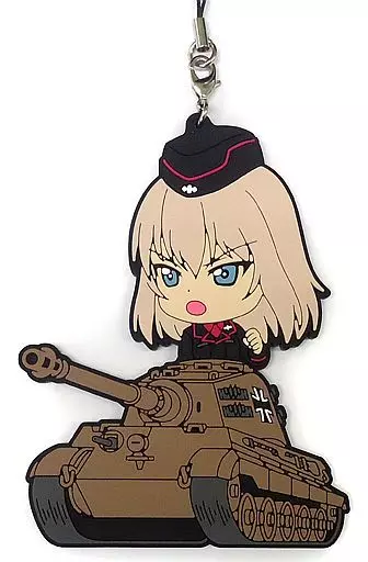 逸見エリカ みなさん集合です!ver. ビッグラバーストラップ きゅんキャラいらすとれーしょんず 「一番くじプレミアム ガールズ＆パンツァー劇場版 ～戦車道は乙女のたしなみです!～」 K賞