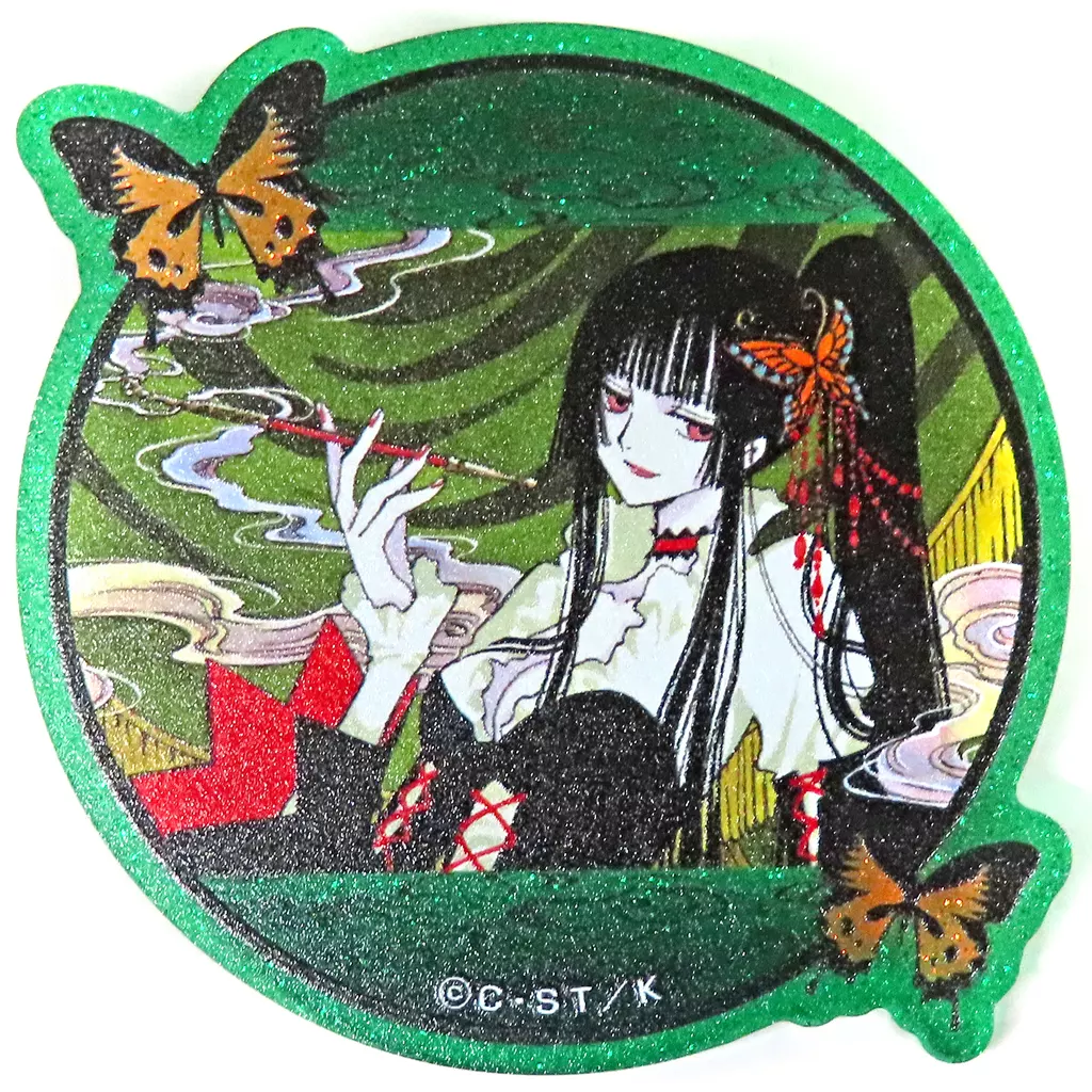 セール・キャンペーン 壱原侑子(緑) E-2 XXXHOLiC」 「くじメイト ラメアクリルバッジ ピンズ・ピンバッジ・缶バッジ