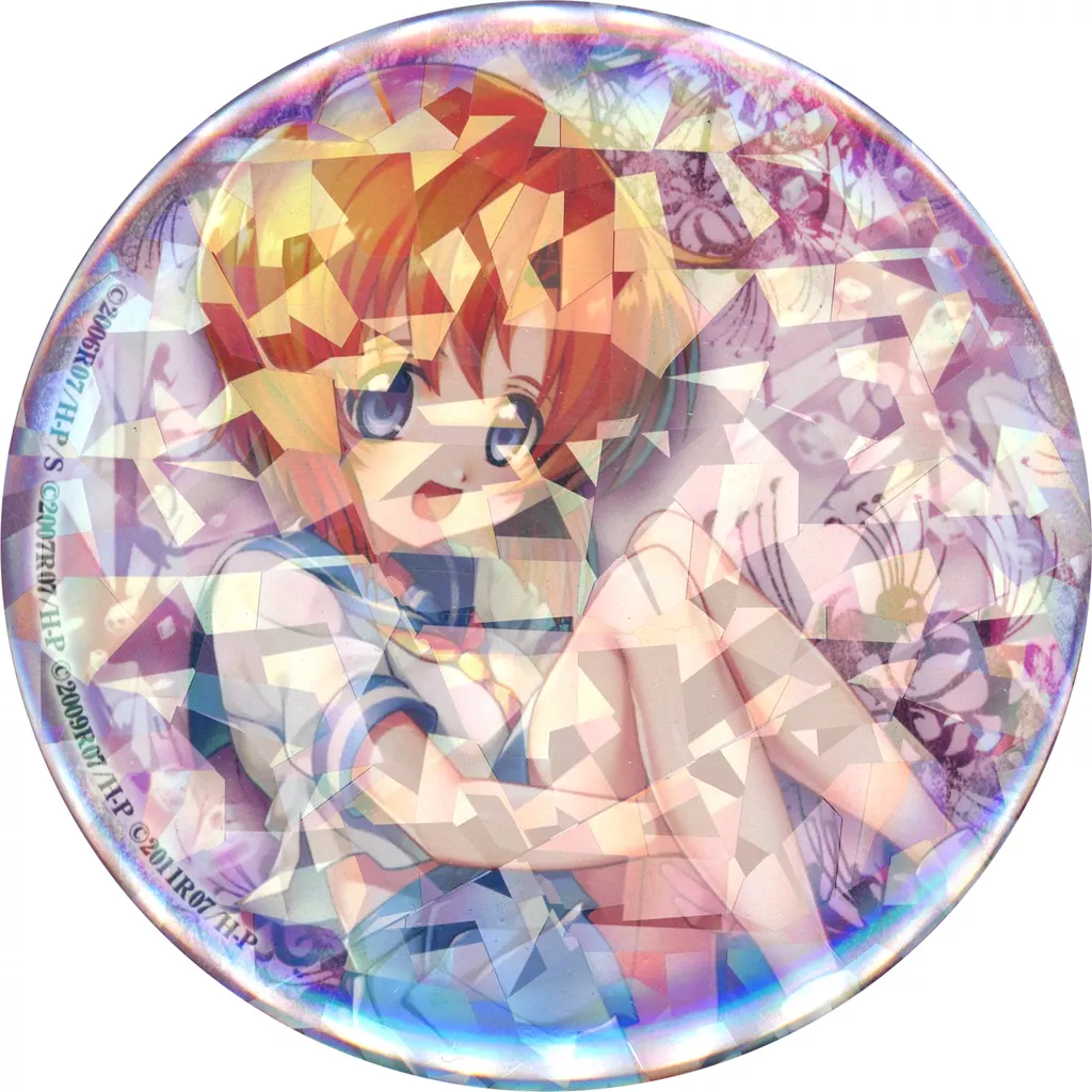 竜宮レナ ホロ大缶バッジ 「WEBくじ パチンコひぐらしのなく頃に Daiichi Pコレクション Vol.2」 G賞