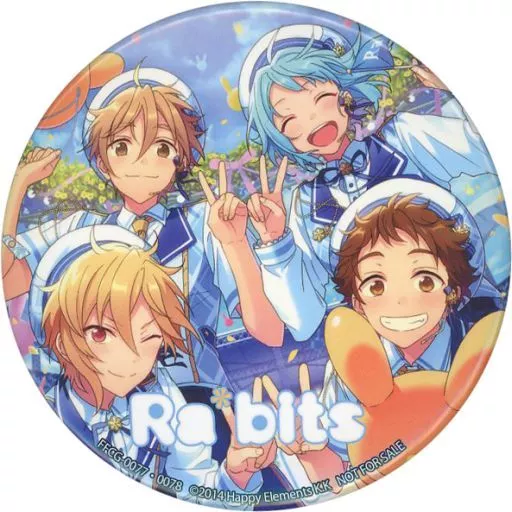 Ra*bits ジャケット柄丸型缶バッジ 「CD あんさんぶるスターズ