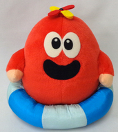 駿河屋 中古 ムック 浮き輪 サマーぬいぐるみ ガチャピン ムック ぬいぐるみ