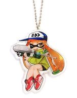 駿河屋 中古 スプラトゥーン リッターオレンジガールちゃんアクリルキーホルダー じゅかい やわらか樹海セラピー ストラップ キーホルダー