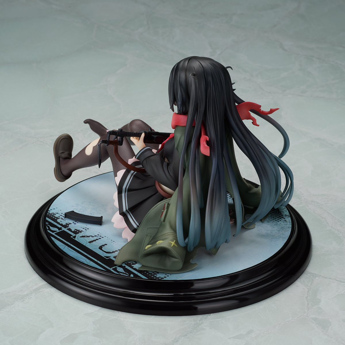 駿河屋 -<新品/中古>[特典付き] 一〇〇式 重傷ver. 「ドールズフロントライン」 1/7 PVC＆ABS製塗装済み完成品 駿河屋限定（フィギュア ）