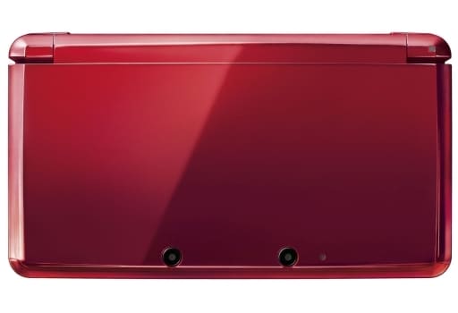 駿河屋 -<中古>ニンテンドー3DS本体 フレアレッド(状態：本体のみ