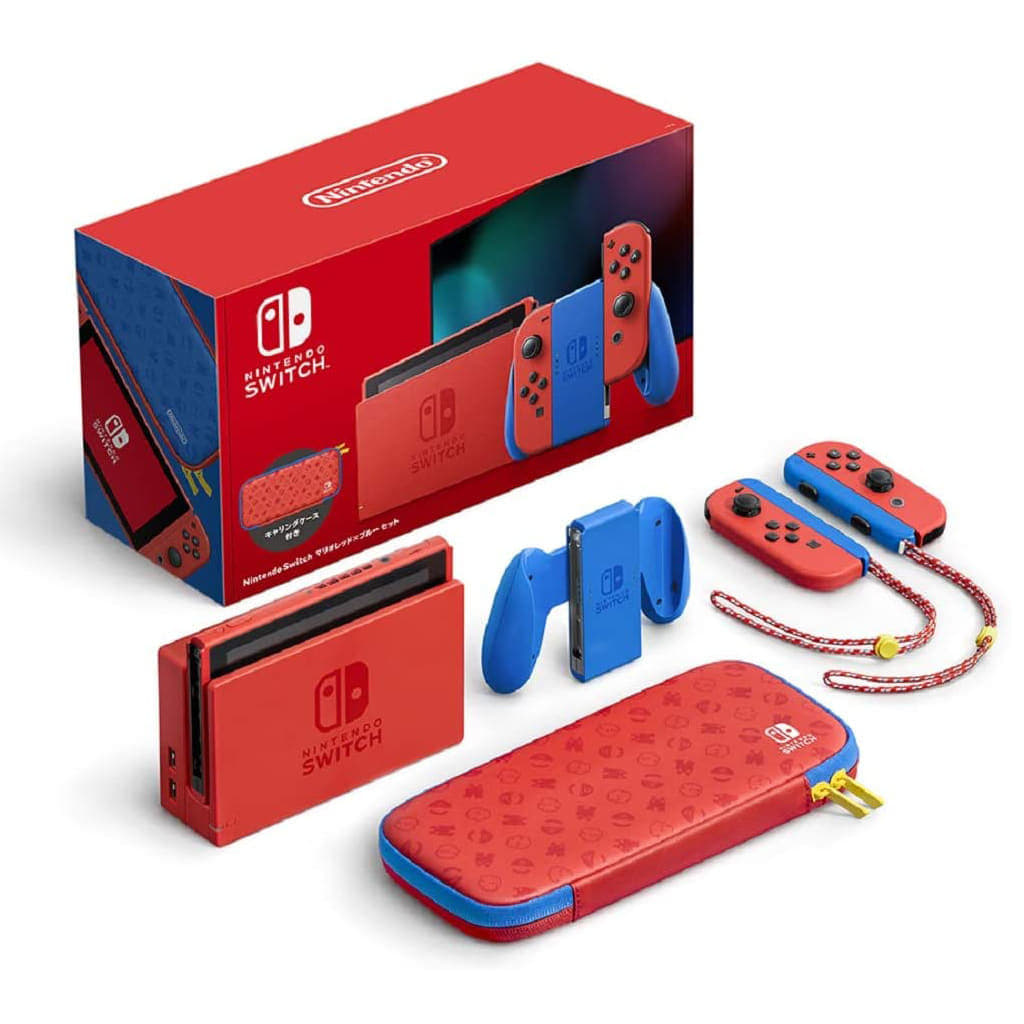 駿河屋 -<中古>Nintendo Switch本体 マリオレッド×ブルー セット(状態 ...