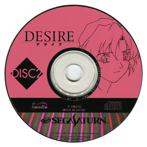 Desire (Premium Pack) Sega Saturn, Japan, T-15036G, デザイア プレミアムパック