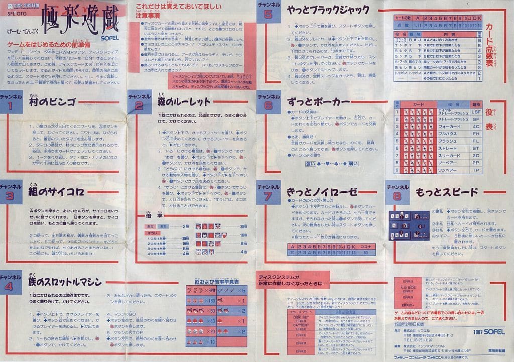 駿河屋 -<中古>極楽遊戯(げーむてんごく)(ディスクシステム版 書き換え 駿河屋 -<中古>極楽遊戯(げーむてんごく)(ディスクシステム版 書き換え
