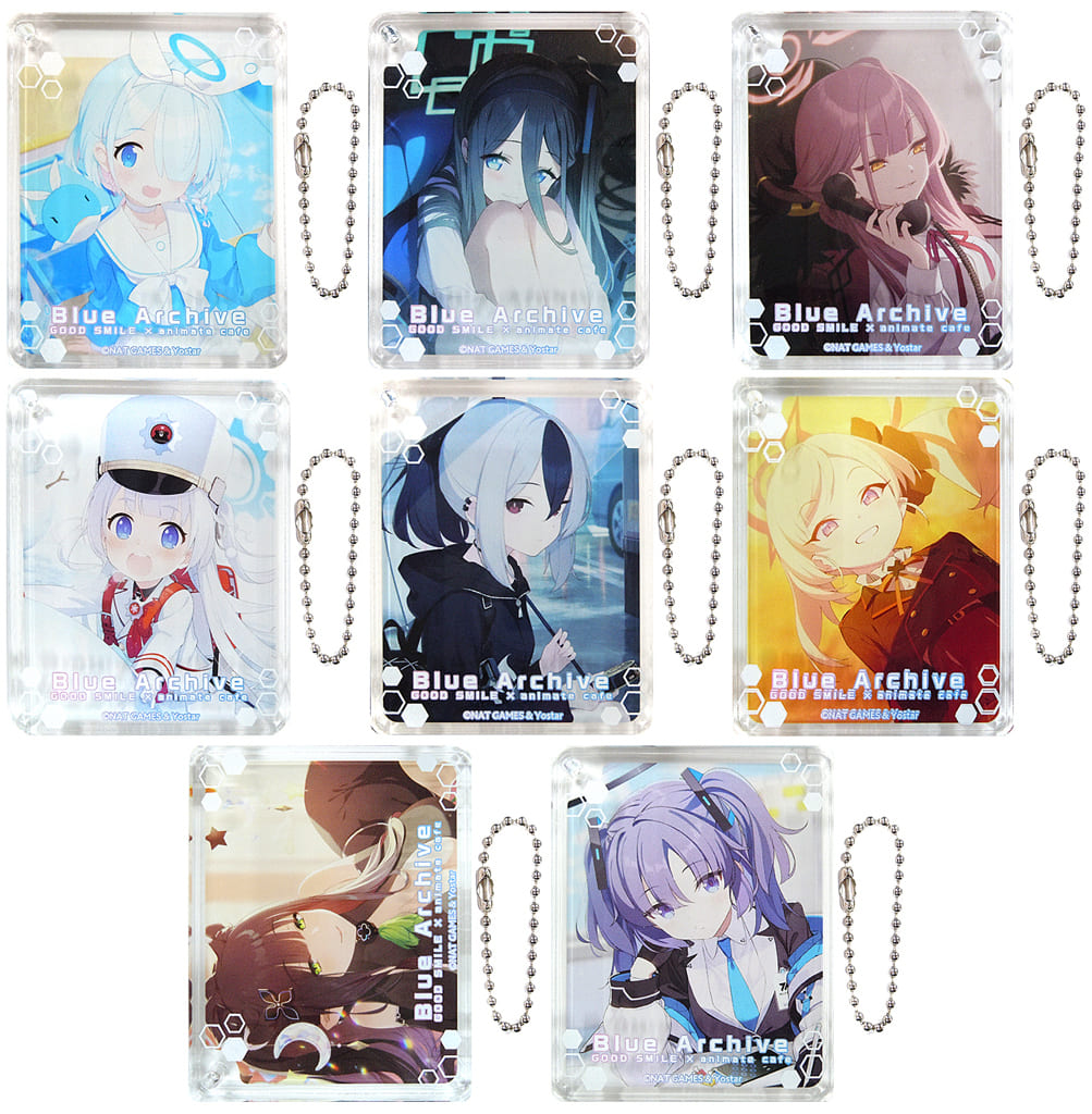 全8種セット 「ブルーアーカイブ -Blue Archive-×GOOD SMILE×animatecafe CoLotta(トレーディングアクリルプレートキーホルダー) vol.2」 全8種セット 「ブルーアーカイブ -Blue Archive-×GOOD SMILE×animatecafe CoLotta(トレーディングアクリルプレートキーホルダー) vol.2」