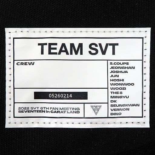 駿河屋 -<中古>SEVENTEEN クロスバッグ ブラック 「2022 SVT 6TH FAN