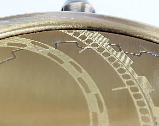 駿河屋 -<中古>[破損品] ロゴ(歯車) 懐中時計型コンパクトミラー