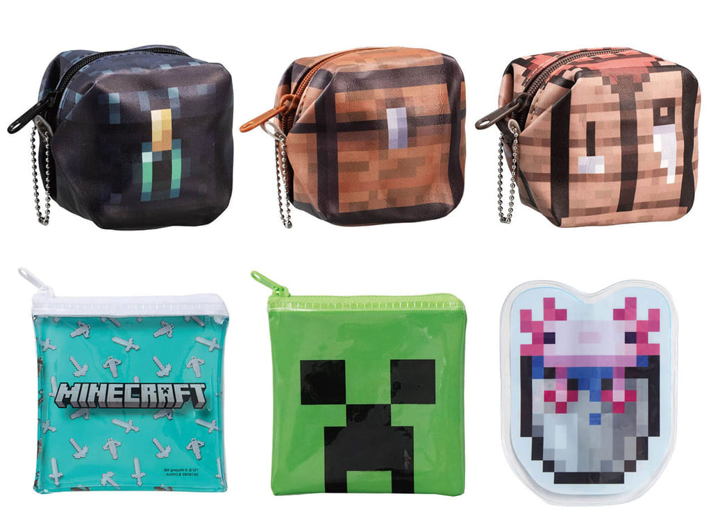 マインクラフト BOXポーチコレクション 全8種コンプセット①