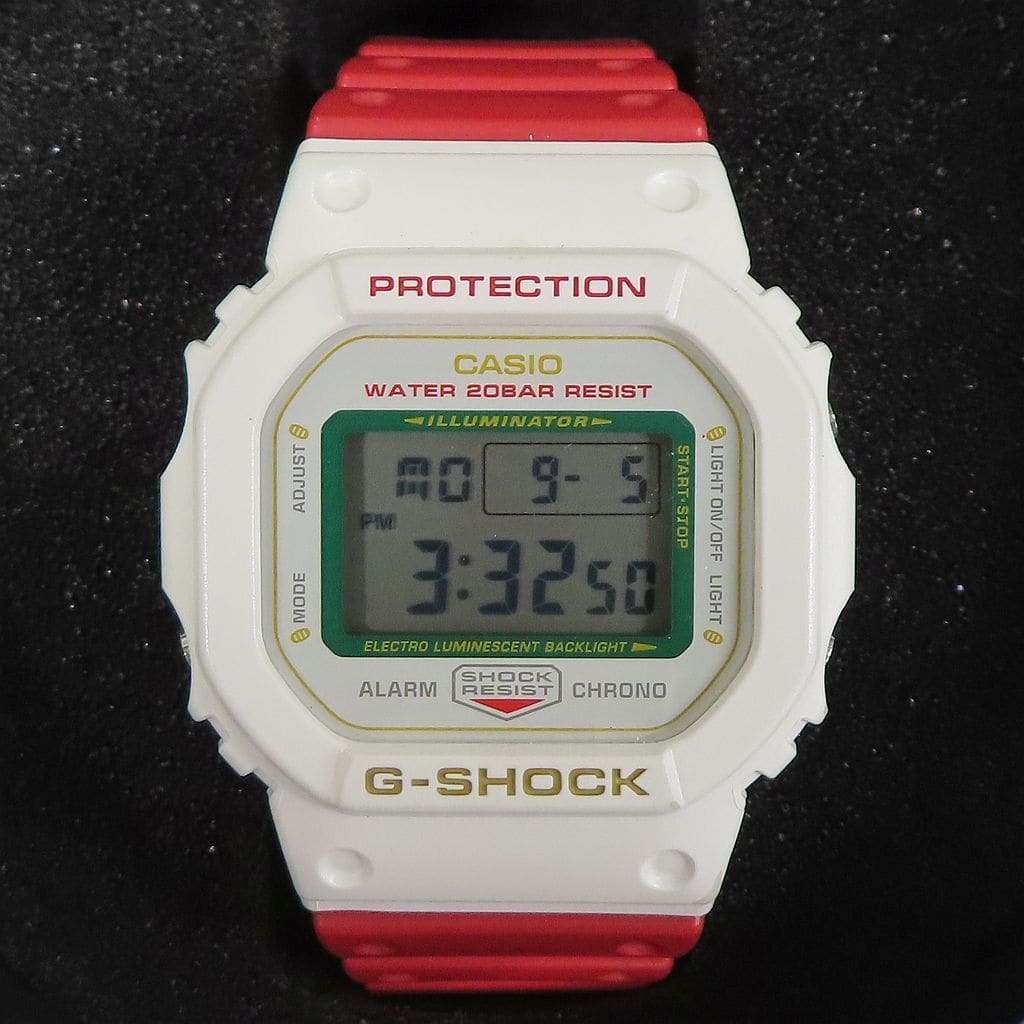 駿河屋 -<中古>[破損品] G-SHOCK DW-5600TMN-7JR(MANEKINEKO)（腕時計