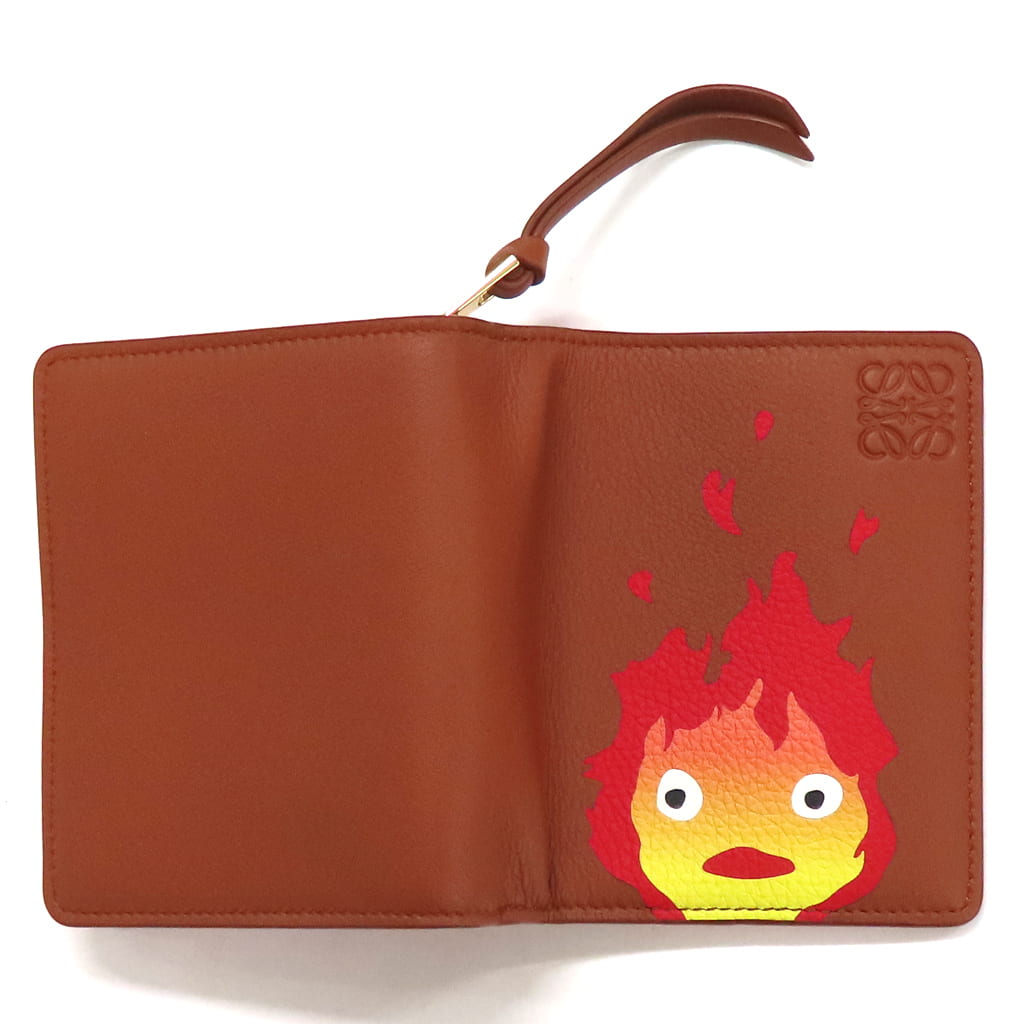 大人気 財布・パスケース カルシファー(ブラウン) コンパクト ジップ 大人気 財布・パスケース カルシファー(ブラウン) コンパクト ジップ
