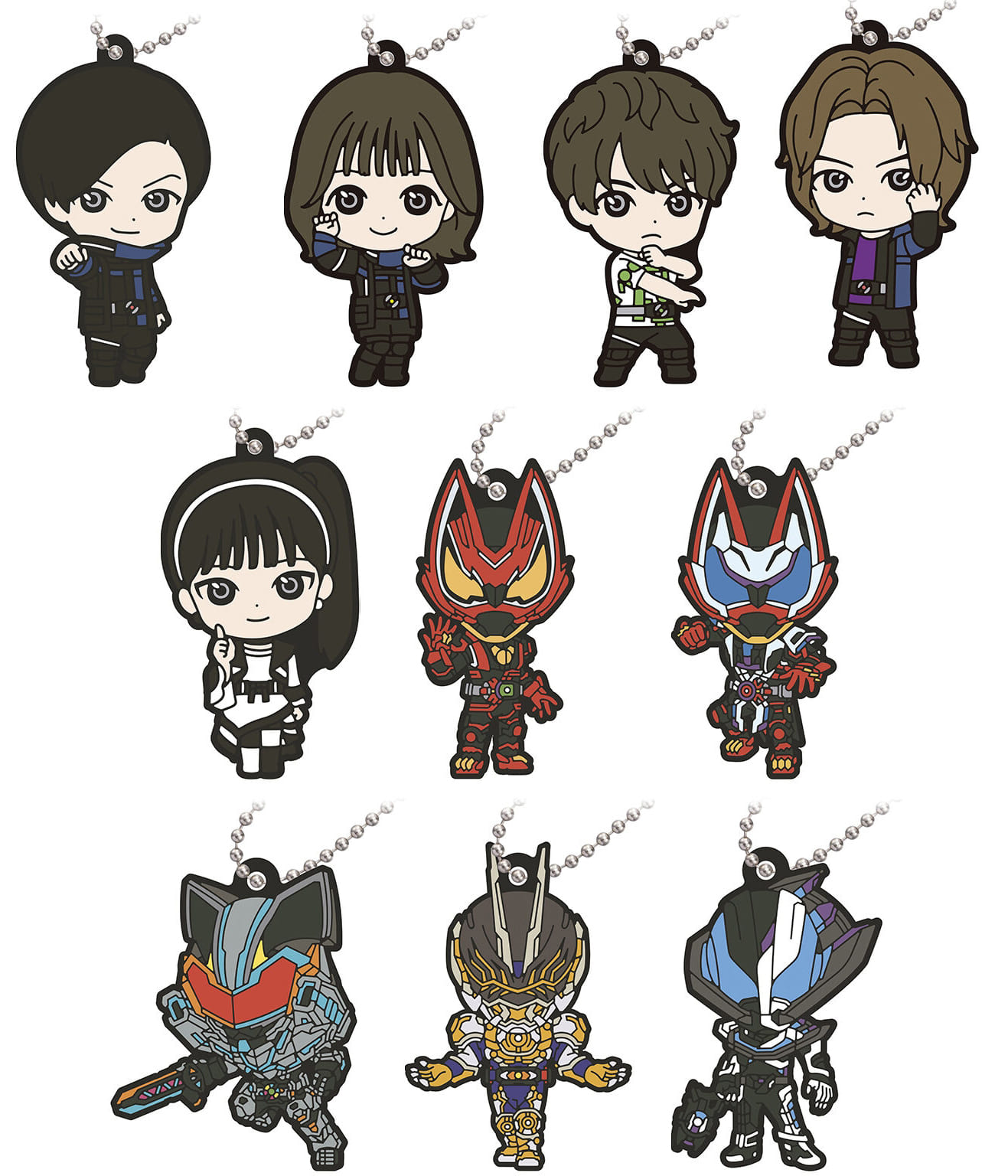 全10種セット 「仮面ライダーギーツ カプセルラバーマスコット02」 全10種セット 「仮面ライダーギーツ カプセルラバーマスコット02」