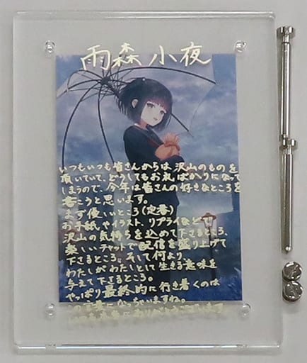 駿河屋 -<中古>雨森小夜 誕生日グッズフルセット 「バーチャルYouTuber 駿河屋 -<中古>雨森小夜 誕生日グッズフルセット 「バーチャルYouTuber