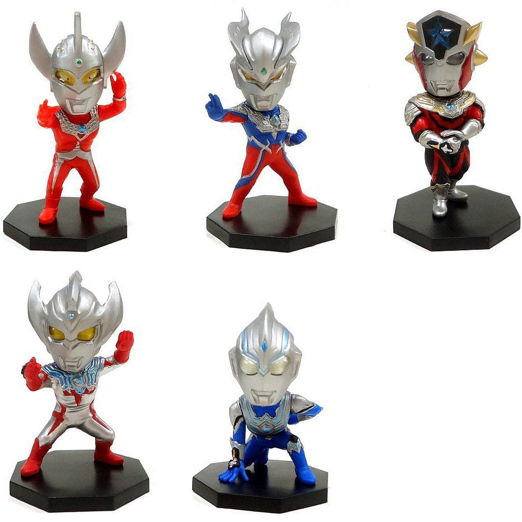 駿河屋 -<中古>全5種セット ウルトラヒーロー ディフォルメフィギュア