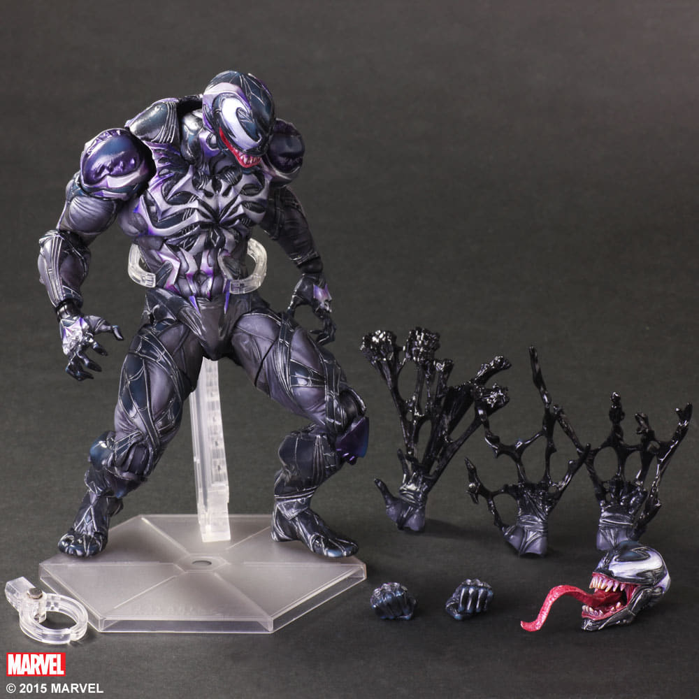 最前線の MARVEL UNIVERSE VARIANT PLAY ARTS改 ヴェノム PVC製 塗装