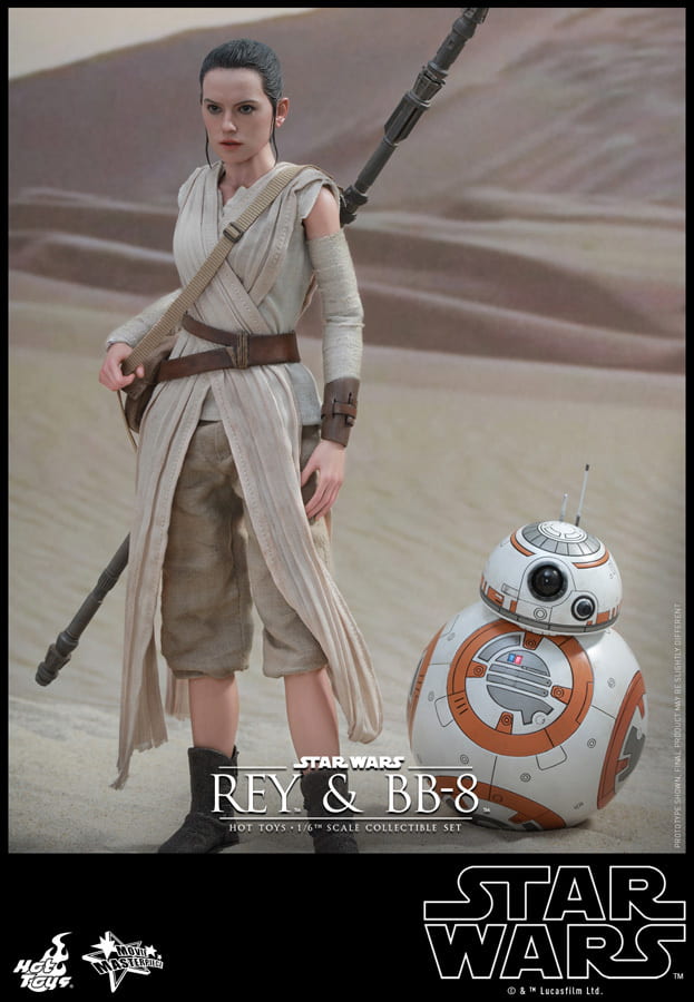 レイ＆BB-8(2体セット) 「スター・ウォーズ エピソード7/フォースの覚醒」 ムービー・マスターピース 1/6 アクションフィギュア