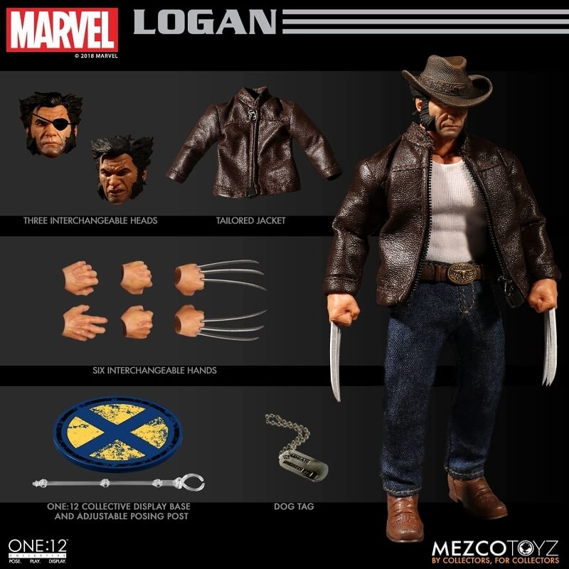 MEZCO ONE:12 ローガン　ウルヴァリン箱なしネコポスにて発送します