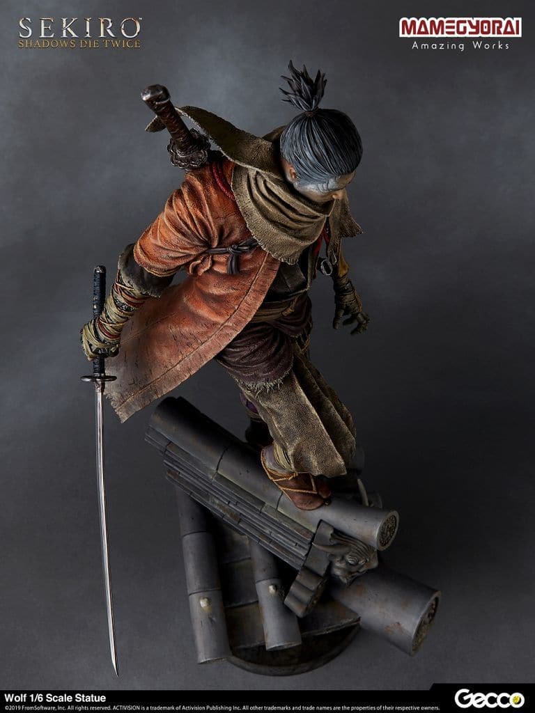 狼 「SEKIRO： SHADOWS DIE TWICE」 1/6 ABS＆PVC製スタチューの