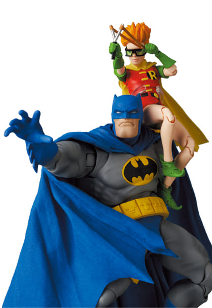 駿河屋 -<新品/中古>MAFEX BATMAN BLUE Ver. & ROBIN(The Dark Knight