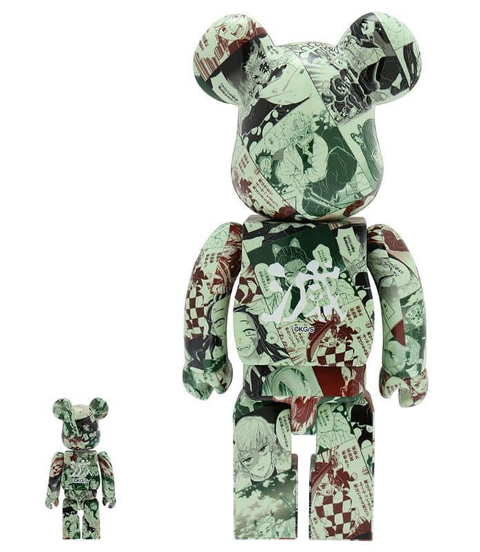 ジャンプキャラクターズストア限定 BE@RBRICK(ベアブリック) 鬼滅の刃 100%&400% 2体セット 完成品 可動フィギュア メディコム・トイ