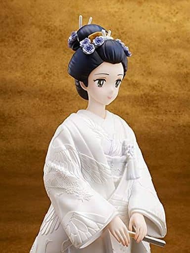 駿河屋 -<中古>音無響子 -白無垢- 「めぞん一刻」 1/7 塗装済み完成品