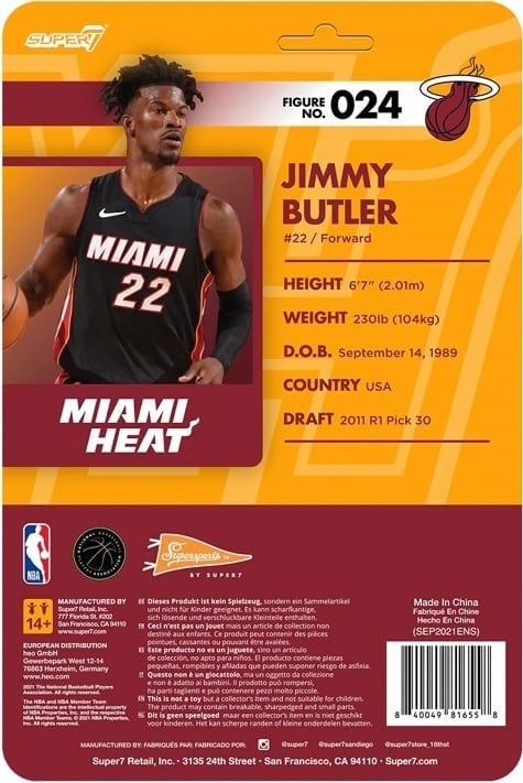 リ・アクション/ NBA wave 4: ジミー・バトラー（マイアミ・ヒート）