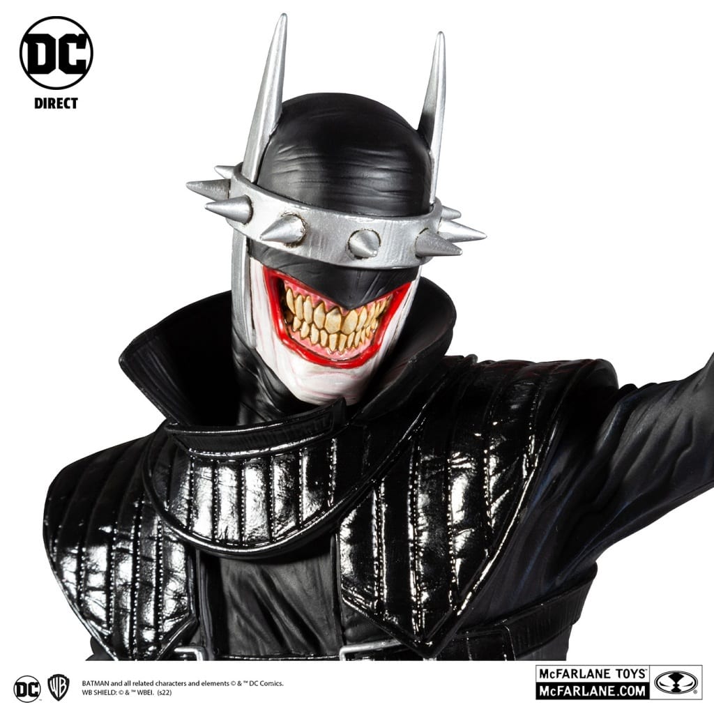 バットマン・フー・ラフズ By グレッグ・カプロ Dark Nights: Metal(ダークナイト・メタル) DCダイレクト デザイナーシリーズ 1/6 スタチュー 完成品 フィギュア マクファーレン・トイズ