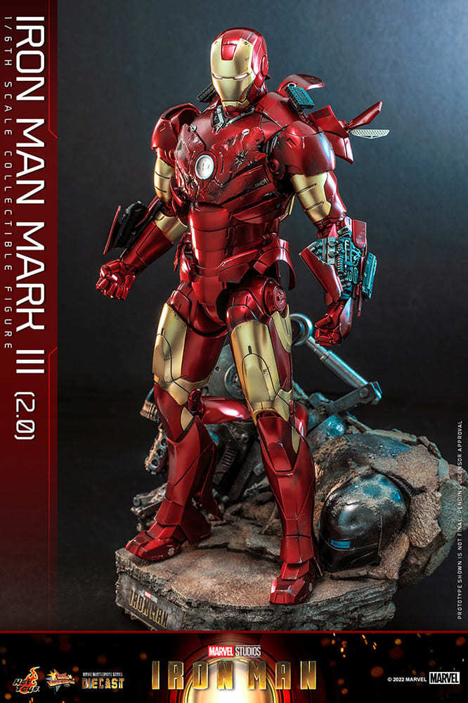 アイアンマン・マーク3 2.0版(ボーナスアクセサリー付き) 「アイアンマン」 ムービー・マスターピース DIECAST 1/6 アクションフィギュア トイサピエンス限定 アイアンマン・マーク3 2.0版(ボーナスアクセサリー付き) 「アイアンマン」 ムービー・マスターピース DIECAST 1/6 アクションフィギュア トイサピエンス限定