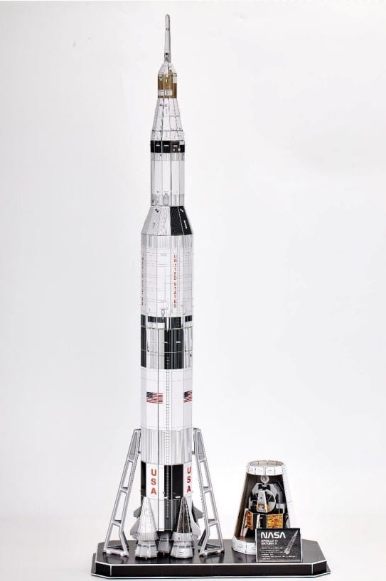 駿河屋 -<新品/中古>アポロ 11号サターン V ロケット 3Dパズル