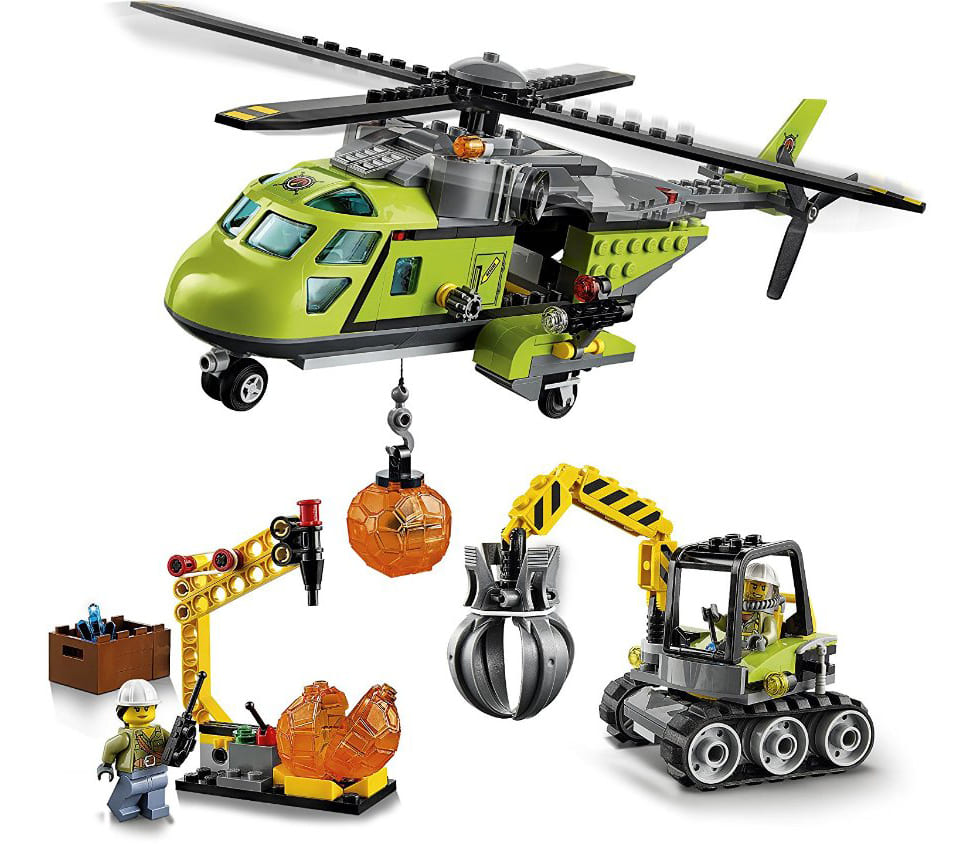 駿河屋 -<新品/中古>LEGO 火山調査隊のヘリコプター 「レゴ シティ