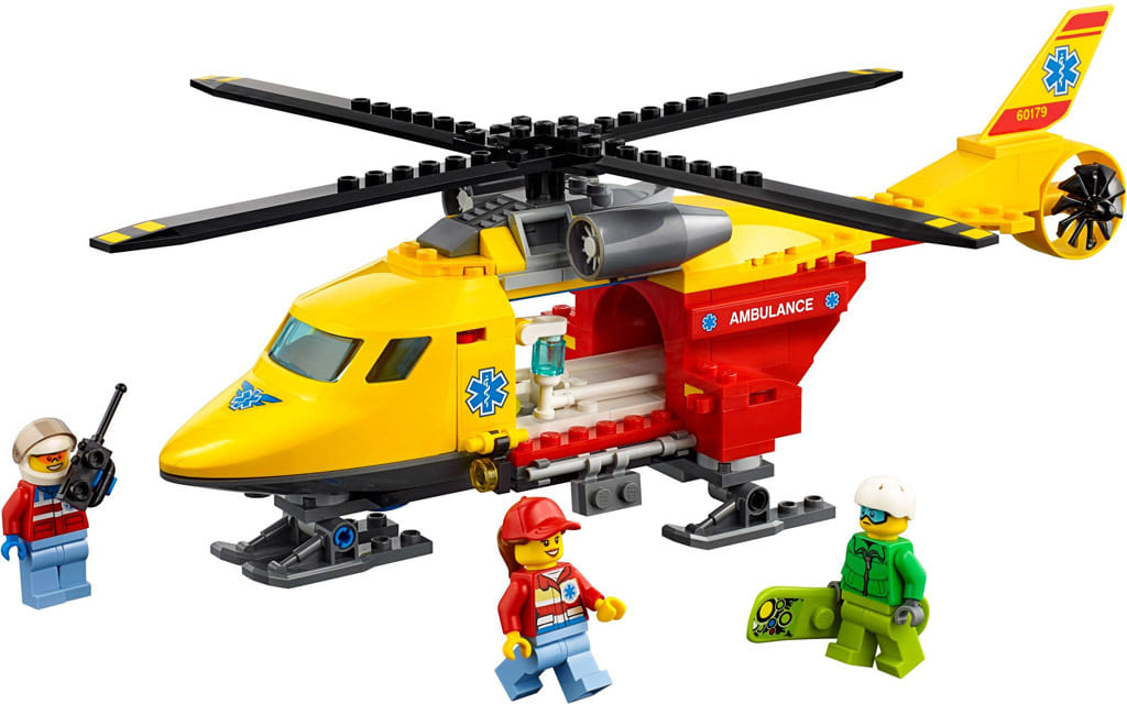 駿河屋 -<新品/中古>LEGO 救急ヘリコプター 「レゴ シティ」 60179