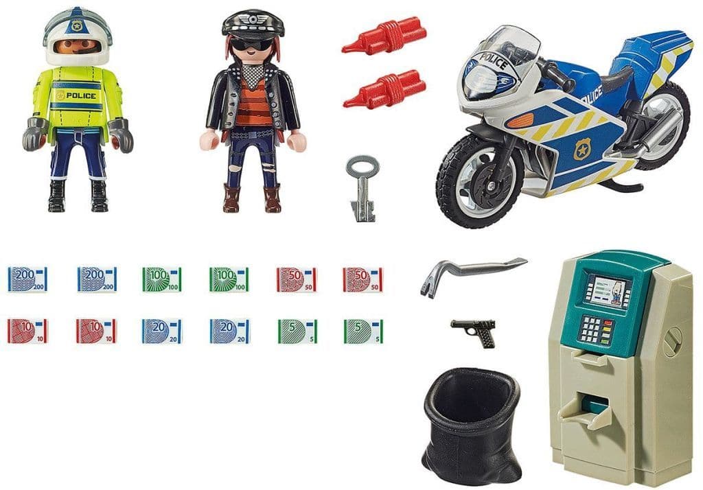 駿河屋 -<新品/中古>ポリス 銀行強盗を追跡 「playmobil プレイ