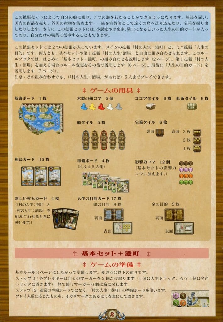 税込) 村の人生 拡張2セット 酒場 港町 ボードゲーム mandhucollege.edu.mv