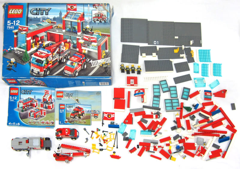 駿河屋 -<中古>[ジャンク品] LEGO 消防署 「レゴ シティ」 7945