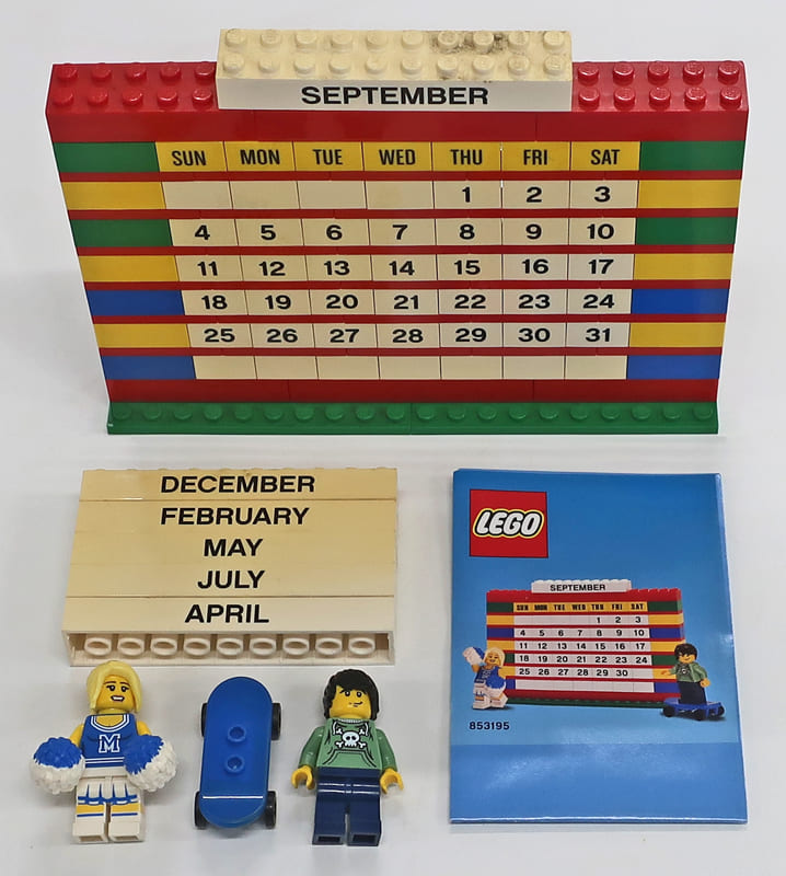 レゴ風 ブロックカレンダー - カレンダー/スケジュール