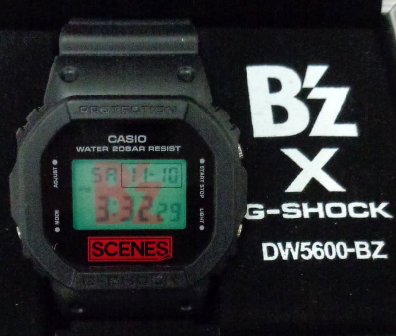 駿河屋 -<中古>B'z G-SHOCK B'z DW-5600 “LIMITED MODEL”(ブラック