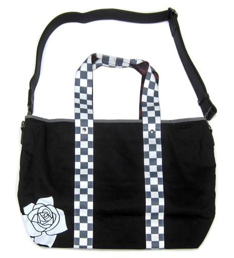 駿河屋 -<中古>薔薇 トートバッグ ブラック 「ハピメア」(バック・袋類)