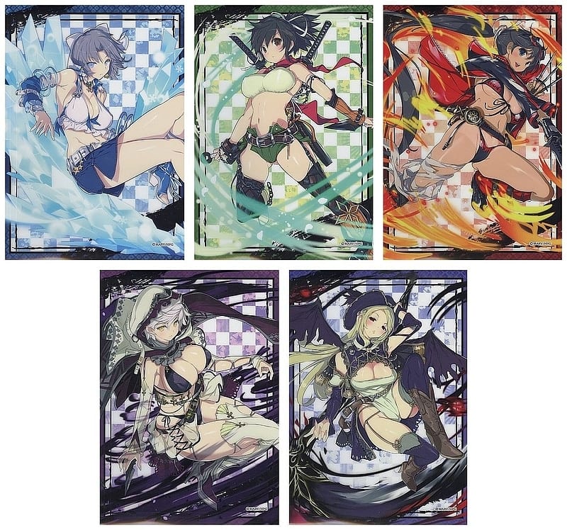 最大89%オフ! 閃乱カグラ webくじ c賞 二枚重ねクリアポスター 斑鳩
