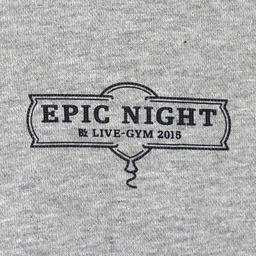 B'z EPIC NIGHTパーカー　グレーMサイズ