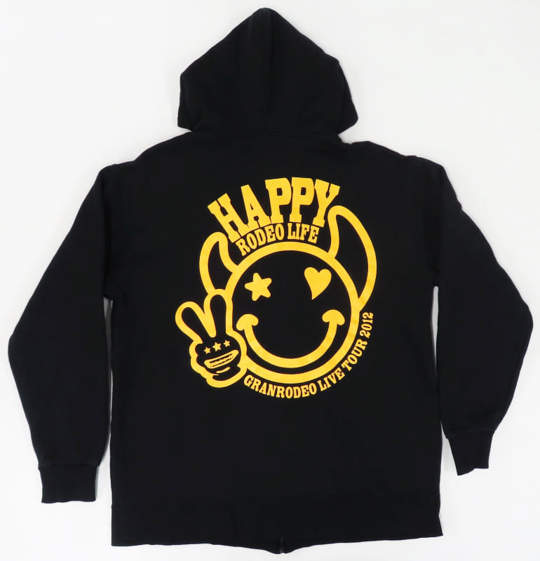 駿河屋 -<中古>GRANRODEO HAPPY RODEO LIFE パーカー ブラック XL