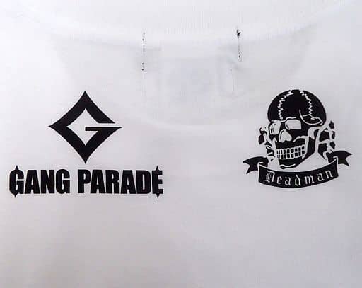 駿河屋 中古 アヤ エイトプリンス Gang Parade Idol Spotting Tシャツ ポストカード付 ホワイト Sサイズ Wack Deadman 18 S S Collection その他