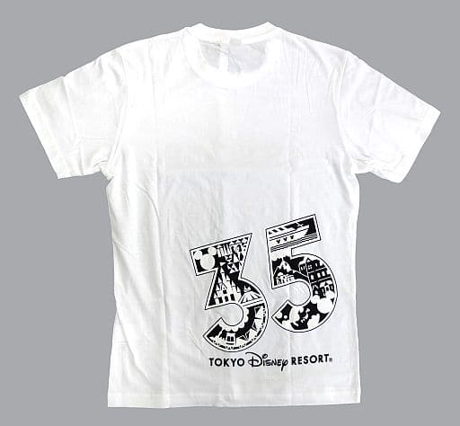 駿河屋 -<中古>ロゴデザイン Tシャツ ホワイト Mサイズ 「ディズニー