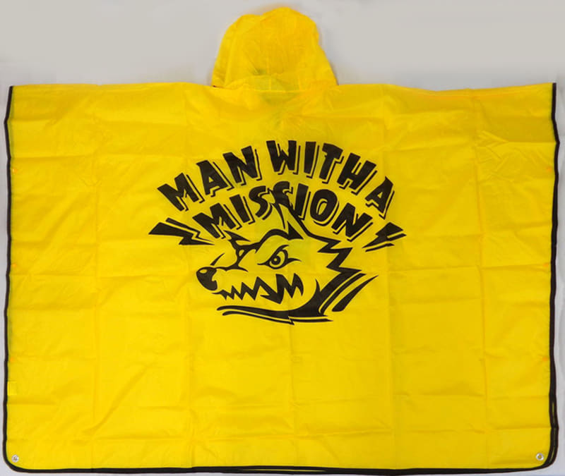 駿河屋 -<中古>MAN WITH A MISSION スーパーレインポンチョ イエロー