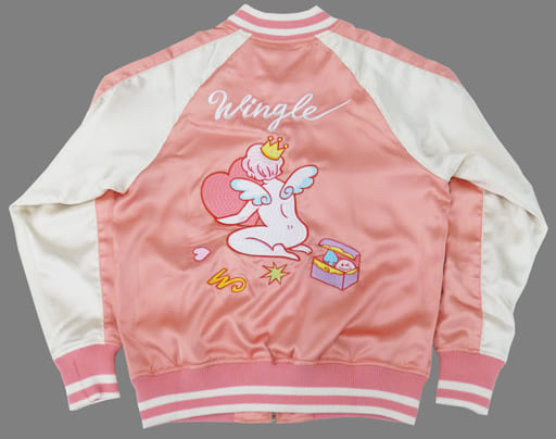 駿河屋 -<中古>代永翼 WINGLE SOUVENIR JACKET(スカジャン) ピンク M