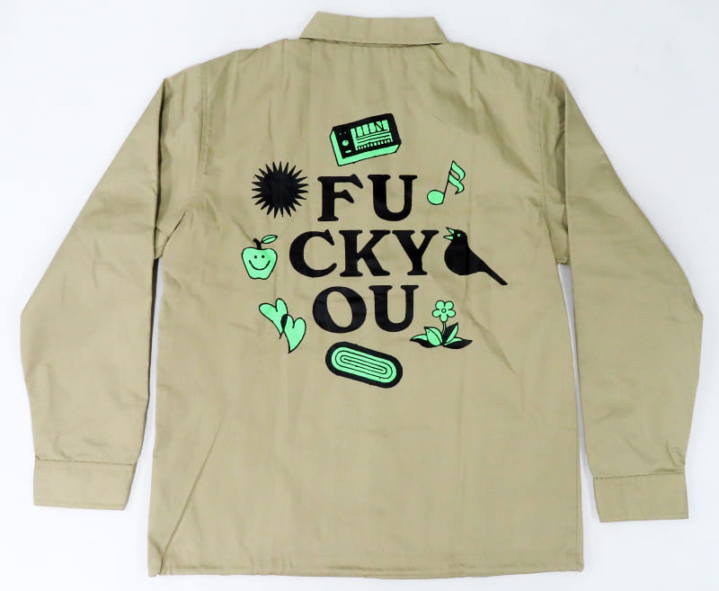 駿河屋 -<中古>星野源 FUCKYOU Coach Jacket(ジャケット) ベージュ M