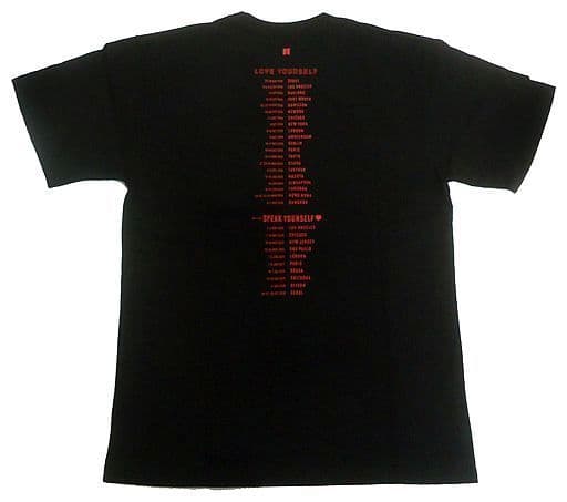 駿河屋 -<中古>BTS(防弾少年団) Tシャツ ブラック サイズ1 「BTS WORLD