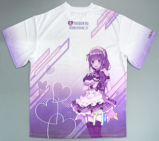 駿河屋 -<中古>中野二乃 フルグラフィックTシャツ ホワイト XLサイズ